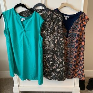Motherhood maternity shell tanks